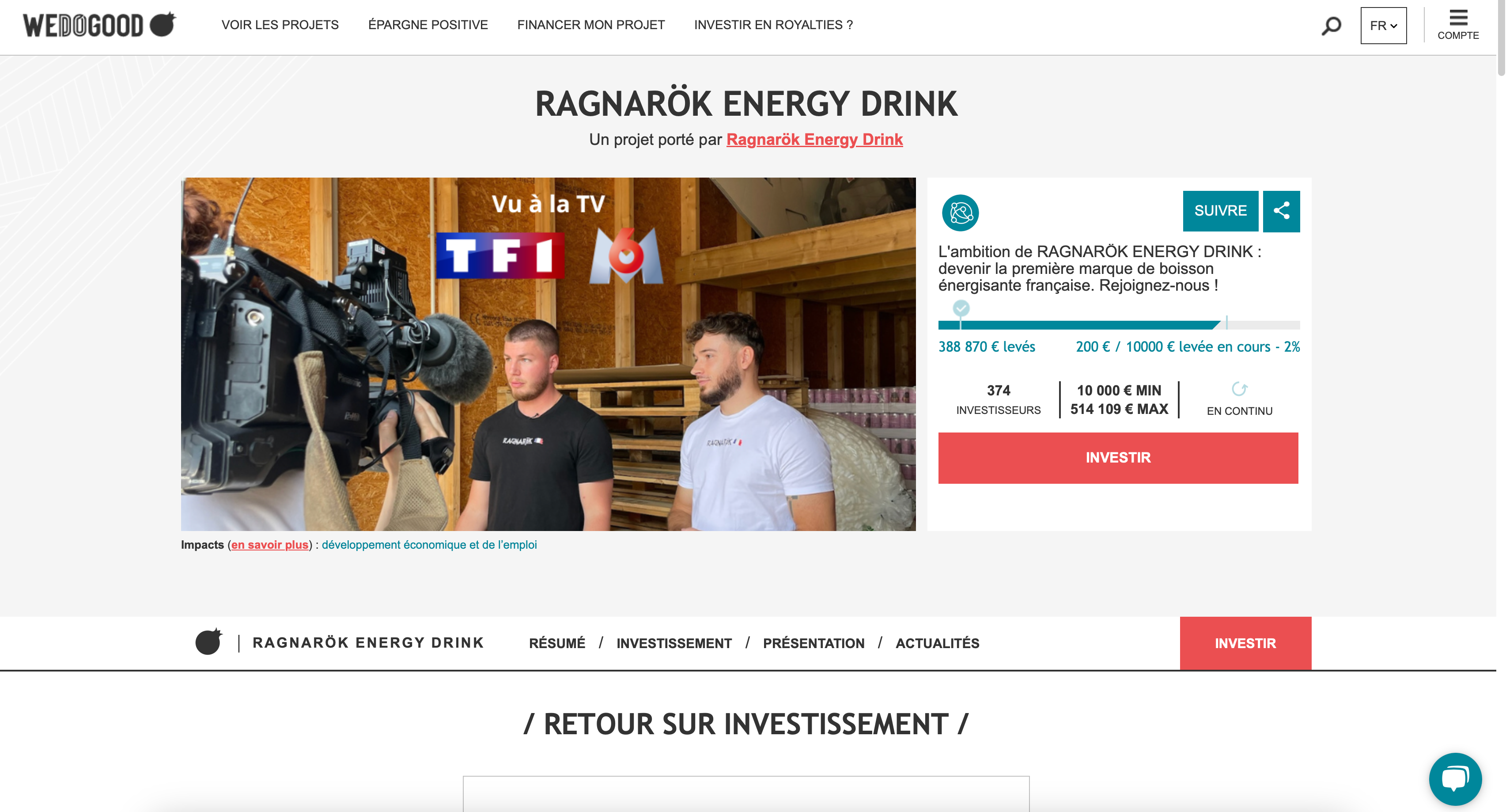 Déjà 388 870 € levés auprès de notre communauté.. et on prolonge jusqu’au 30 juin !