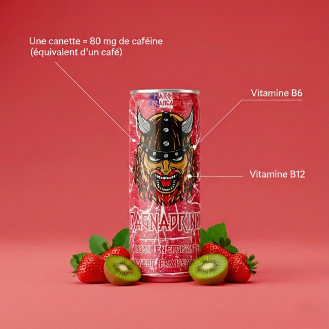 24 canettes Fraise/Kiwi 🍓🥝