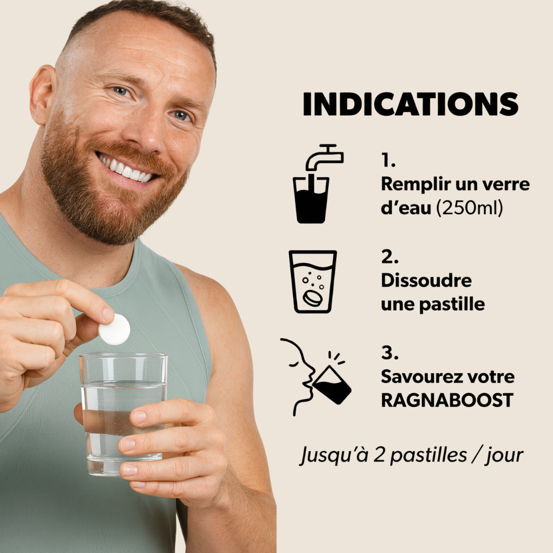 PRÉCOMMANDE - RAGNABOOST | Pastilles effervescentes (saveur orange) x3