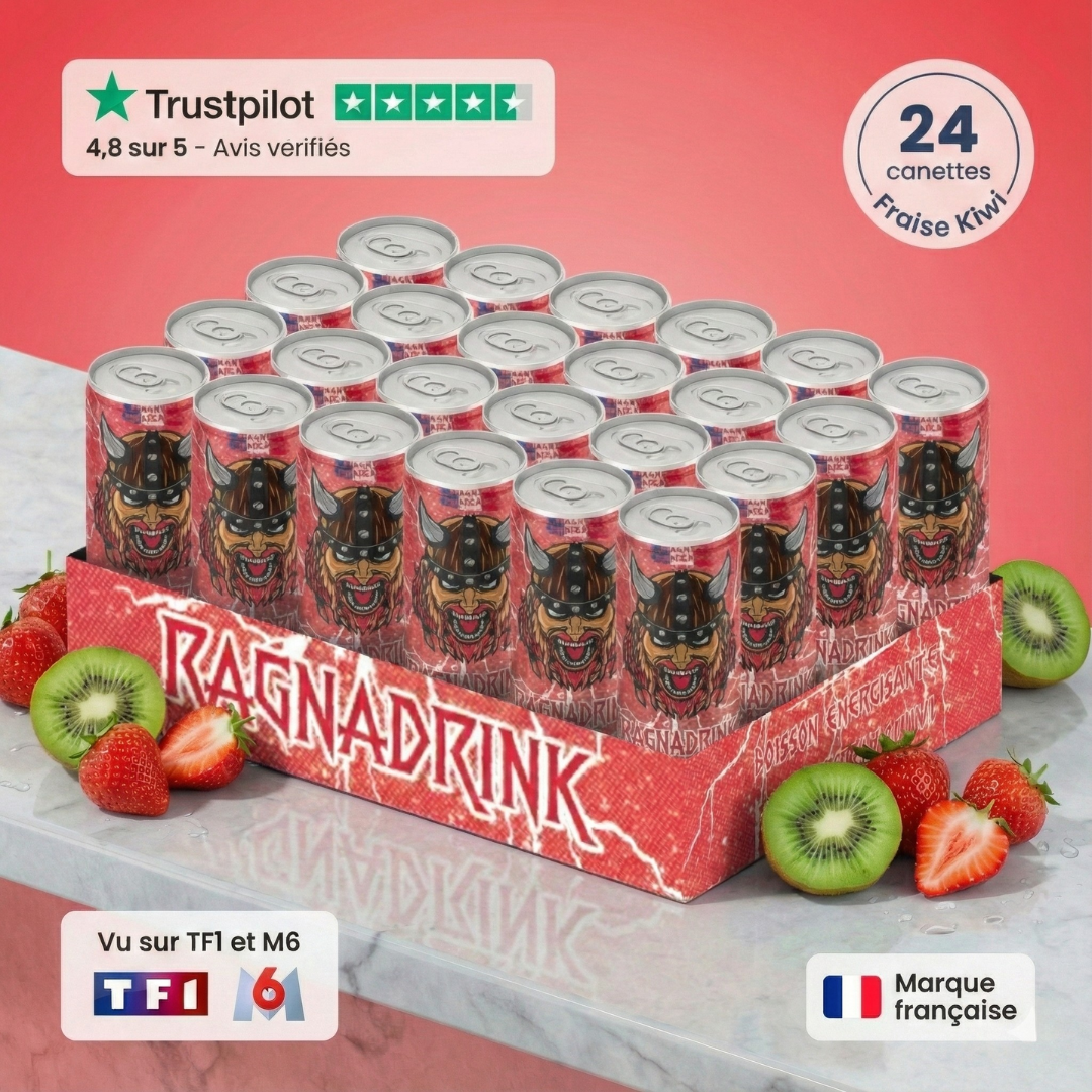 24 canettes Fraise/Kiwi 🍓🥝