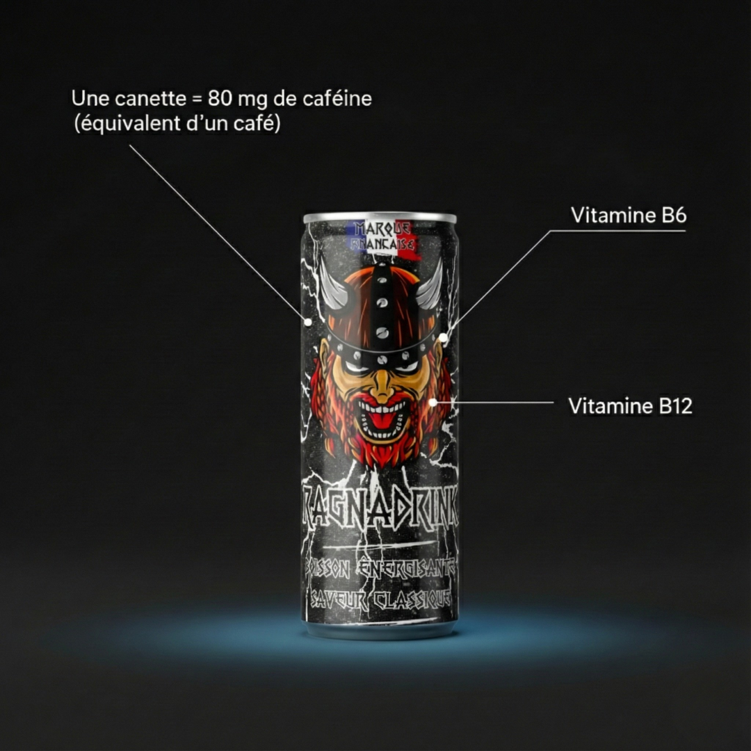 24 canettes Saveur Classique ⚡️