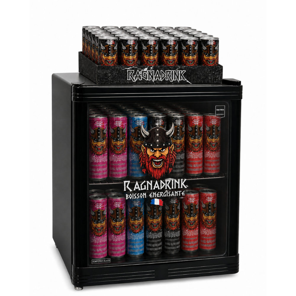 Frigo Ragna personnalisé + Pack de 24 canettes offert — Précommande