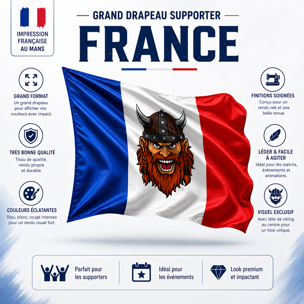 Drapeau Supporter France RagnaDrink