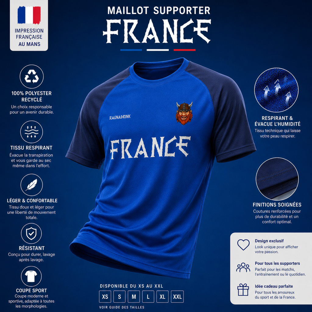 Maillot Supporter France RagnaDrink