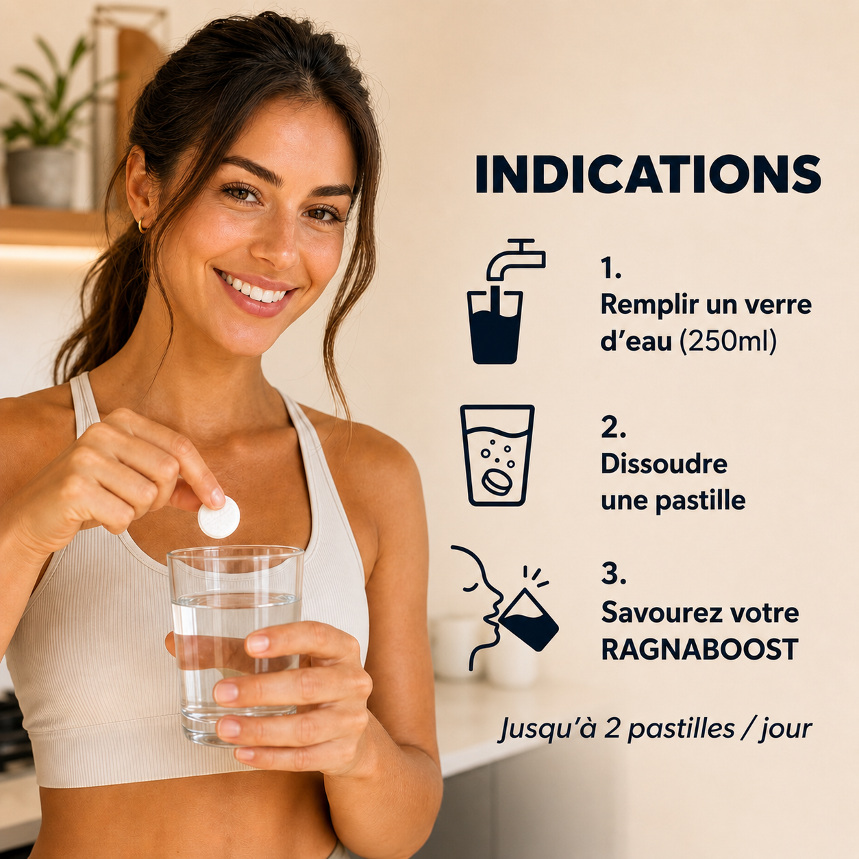 RagnaBoost Orange | Pastilles effervescentes x9 tubes