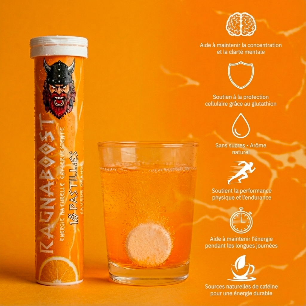 PRÉCOMMANDE - RAGNABOOST | Pastilles effervescentes (saveur orange) x3