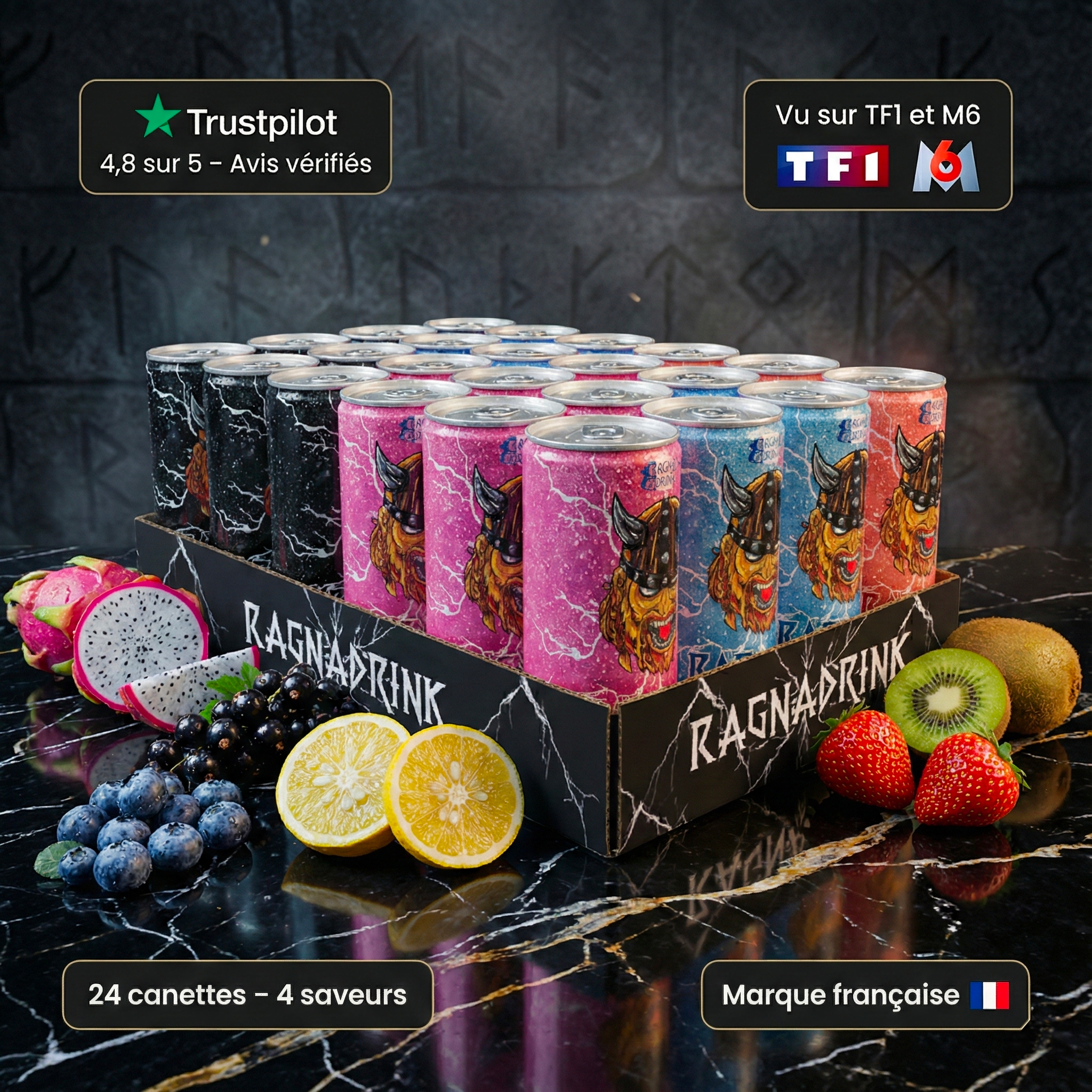 Pack mixte | 24 canettes 250ml